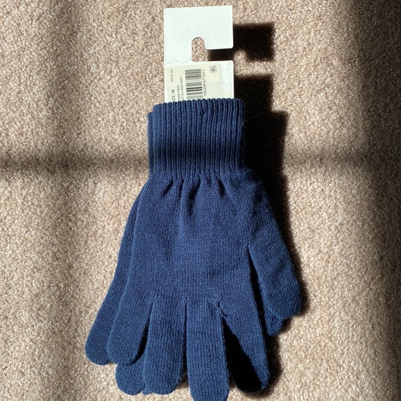 Levi’s Blue Knit Finger Touch Screen Gloves Size M - Picture 5 of 6